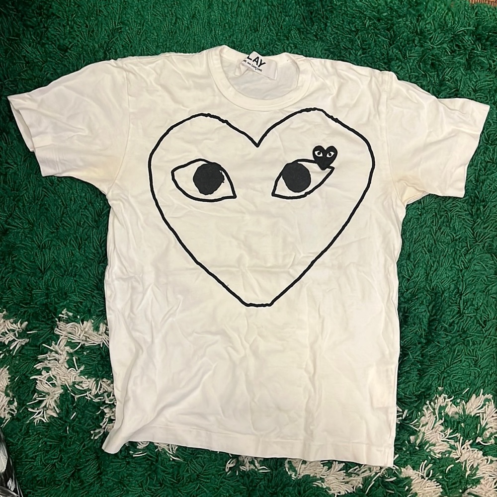 Play Commes Des Garcons size small used shirt condition 5/10